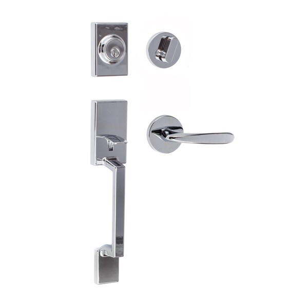 Sure-Loc Hardware Sure-Loc Hardware Stockholm Handleset, Torino Handleset Trim, Polished Chrome SH507-R-TR 26 - main